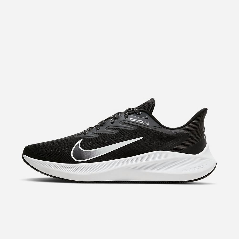 Chaussure De Fitness Nike Air Zoom Winflo 7 Noir 0465-329 Black/Anthracite/White Homme | FVQ-02707594